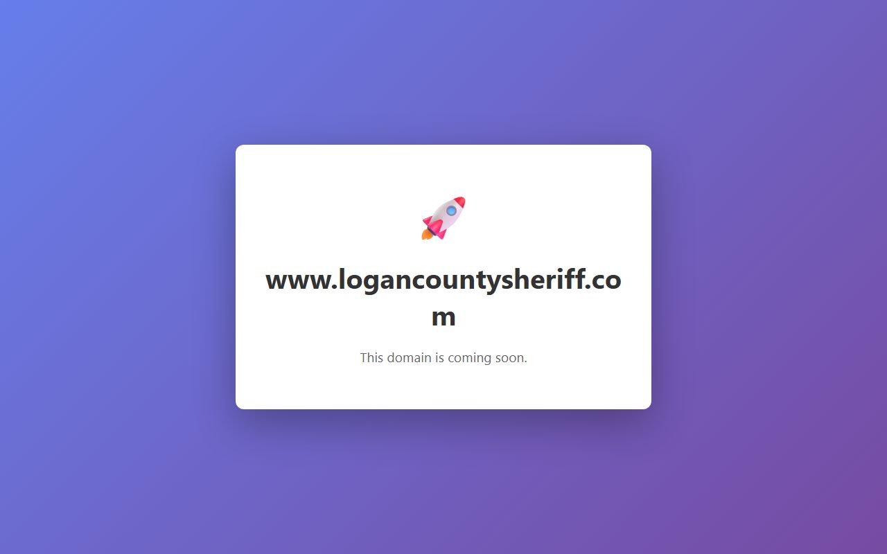 Logan County Sheriff's Office booking releases page