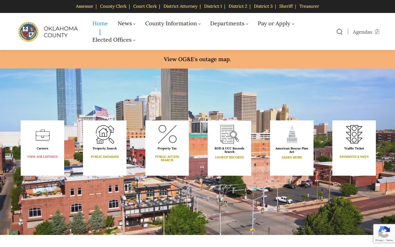 Oklahoma Open Records Act information for Yukon booking releases